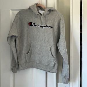 Champion grey hoodie